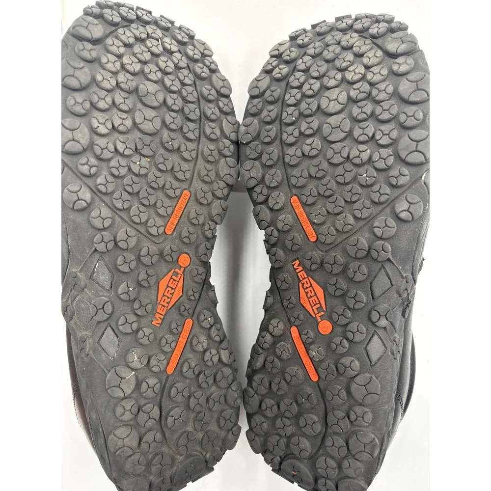 Merrell Jungle Moc Pro Grip 8.5 Black Gorpcore Workwear Slip Resistant J45361